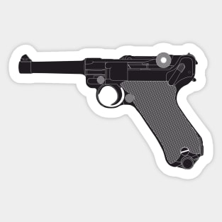 Parabellum Luger P08 and nothing more! Sticker